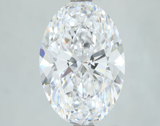 Lab-Grown Oval Diamond - 3.54 Carats, D Color, VVS2 Clarity - Certified by IGI - Report Number: LG675591927