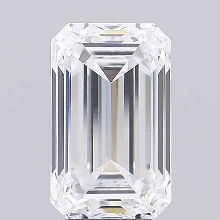 4.08ct Emerald Lab Grown Diamond (Colour D, Clarity VVS2, IGI Certified)