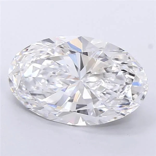 3.03ct Oval Lab Grown Diamond (Colour E, Clarity VVS2, IGI Certified)