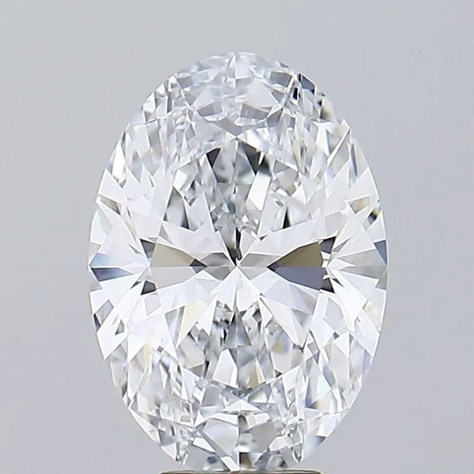 5,01 ct ovaler, im Labor gezüchteter Diamant (Farbe E, Reinheit VVS1, IGI-zertifiziert)