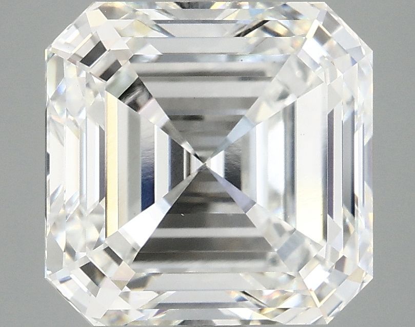 Lab-Grown Asscher Diamond - 5.09 Carats, F Color, VS1 Clarity - Certified by IGI - Report Number: LG712576969