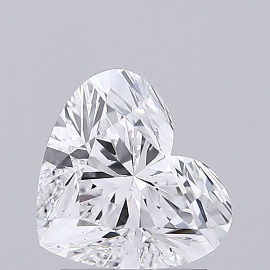 Lab-Grown Heart Diamond - 1.5 Carats, D Color, VS2 Clarity - Certified by IGI - Report Number: LG692599048