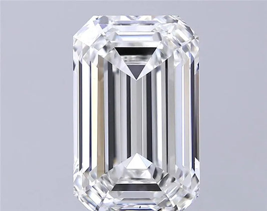 5.08ct Emerald Lab Grown Diamond (Colour G, Clarity VVS2, IGI Certified)