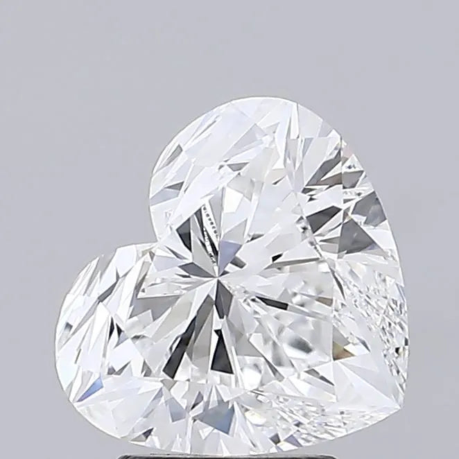 3.01ct Heart Lab Grown Diamond (Colour D, Clarity VVS1, IGI Certified)