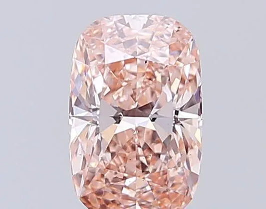 1.06ct Cushion brilliant Lab Grown Diamond (Colour Fancy Intense Pink, Clarity VS2, IGI Certified)