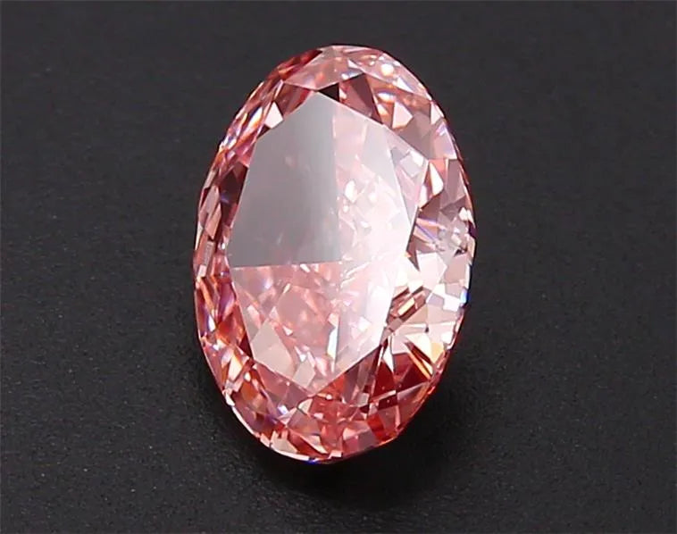 1.50ct Oval Lab Grown Diamond (Colour Fancy Vivid Pink, Clarity VS1, IGI Certified)