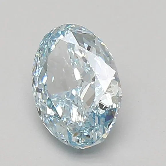 1.18ct Oval Lab Grown Diamond (Colour Fancy Intense Blue, Clarity VS1, IGI Certified)