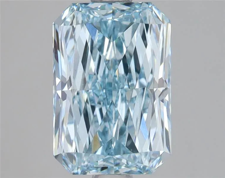 2.02ct Radiant Lab Grown Diamond (Colour Fancy Blue, Clarity VS1, IGI Certified)