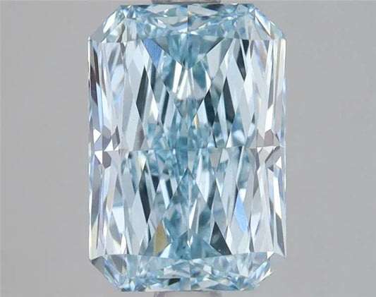 2.02ct Radiant Lab Grown Diamond (Colour Fancy Blue, Clarity VS1, IGI Certified)