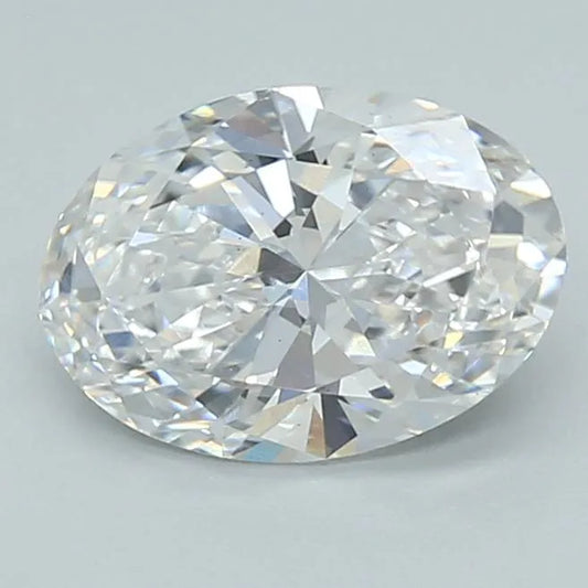Diamant ovale de 1,50 ct (couleur E, pureté VS2, taille EX, certifié IGI)