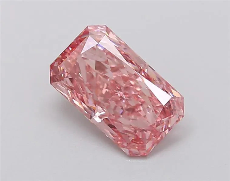 1.57ct Radiant Lab Grown Diamond (Colour Fancy Vivid Pink, Clarity VS1, IGI Certified)