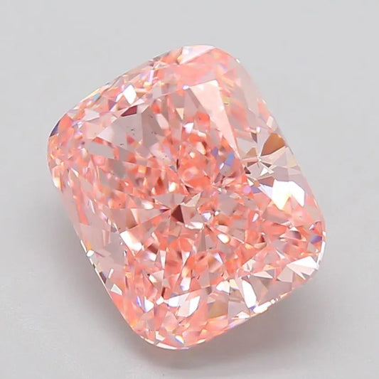 6.68ct Cushion modified Lab Grown Diamond (Colour Fancy Intense Pink, Clarity VS2, IGI Certified)