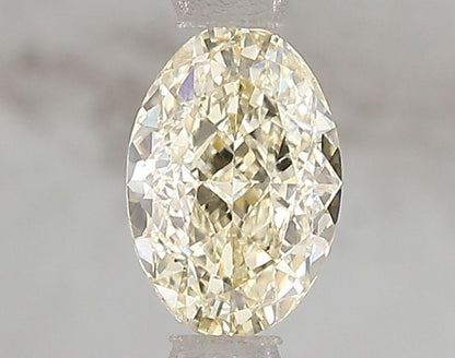 Lab-Grown Oval Diamond - 1.01 Carats, Fancy Yellow Color, VS2 Clarity - Certified by IGI - Report Number: LG671493336
