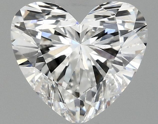 Lab-Grown Heart Diamond - 0.96 Carats, E Color, VVS2 Clarity - Certified by IGI - Report Number: LG695518693