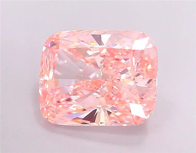 6.08ct Cushion modified Lab Grown Diamond (Colour Fancy Intense Pink, Clarity VS1, IGI Certified)