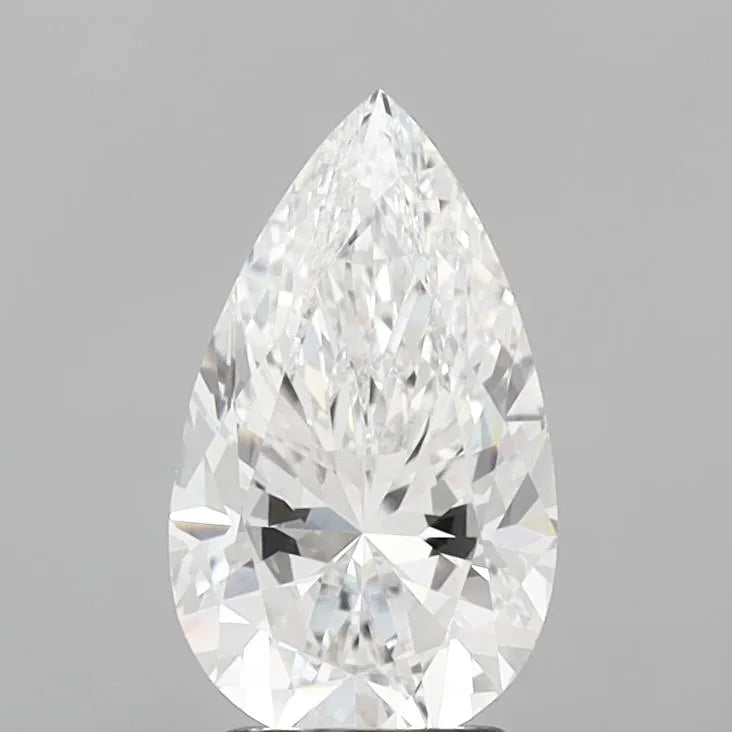 2.50ct Pear Lab Grown Diamond (Colour D, Clarity VVS2, IGI Certified)
