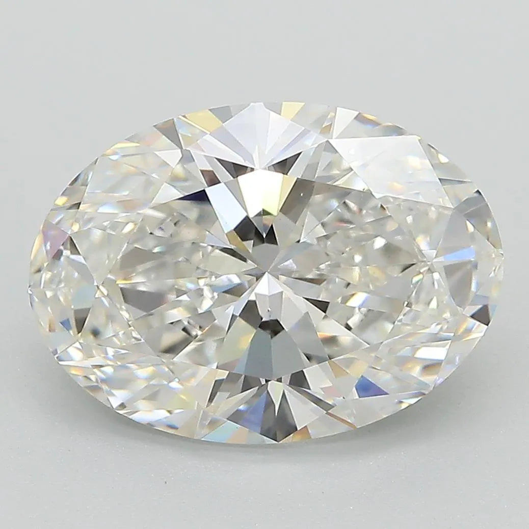 4.56ct Oval Lab Grown Diamond (Colour F, Clarity VVS2, GIA Certified)