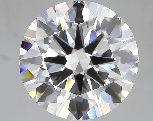 Lab-Grown Round Diamond - 7.01 Carats, E Color, VVS2 Clarity - Certified by IGI - Report Number: LG710561708