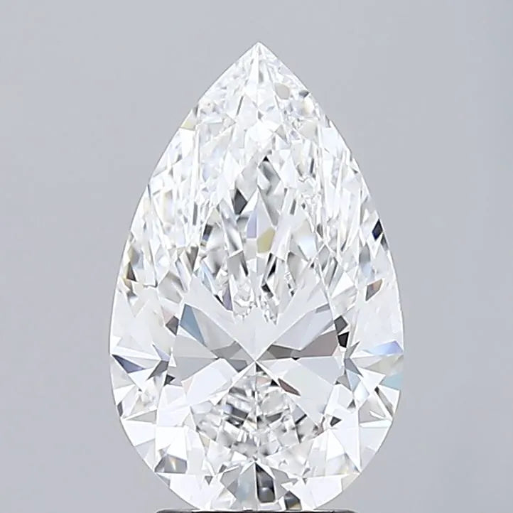 2.85ct Pear Lab Grown Diamond (Colour D, Clarity VVS1, IGI Certified)