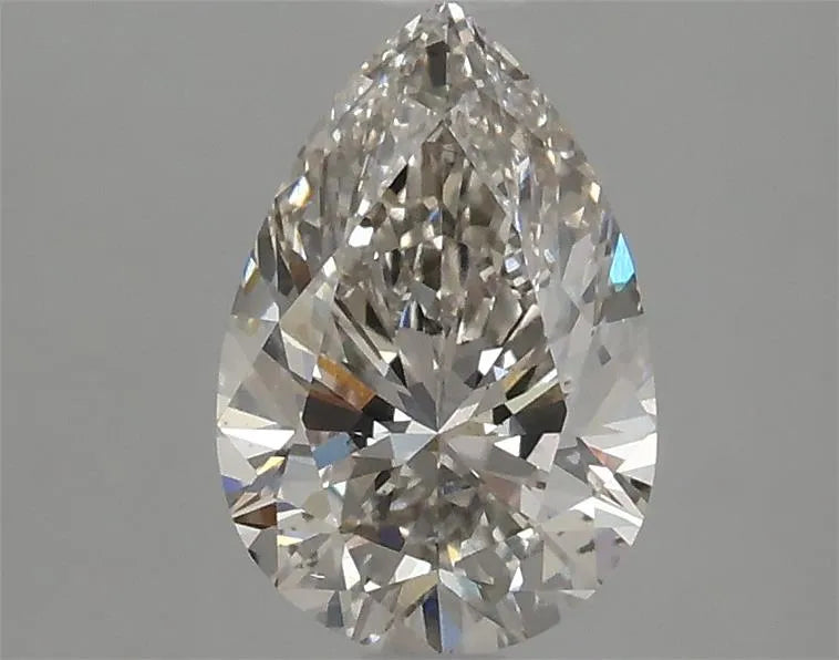 1,34 ct birnenförmiger, im Labor gezüchteter Diamant (Farbe H, Reinheit SI1, IGI-zertifiziert)