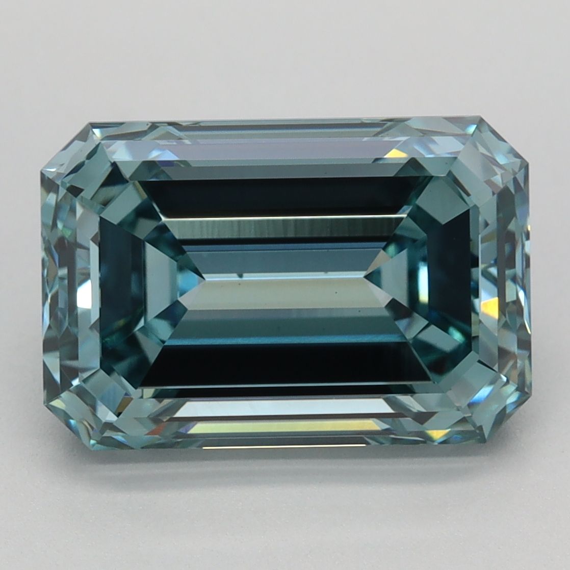 Lab-Grown Emerald Diamond - 4.66 Carats, Fancy Intense Blue Color, VS1 Clarity - Certified by IGI - Report Number: LG660468631
