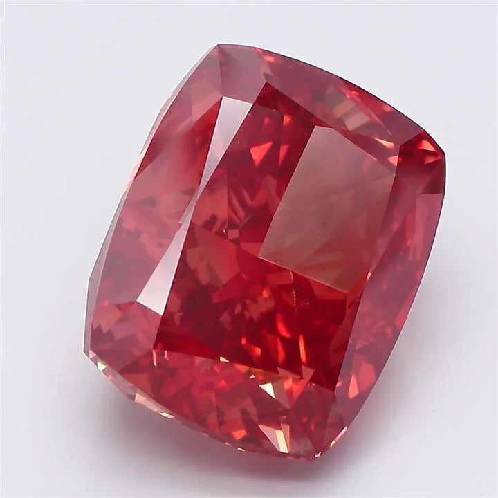 15.56ct Cushion Lab Grown Diamond (Colour Fancy Vivid Red, Clarity VS1, None Certified)