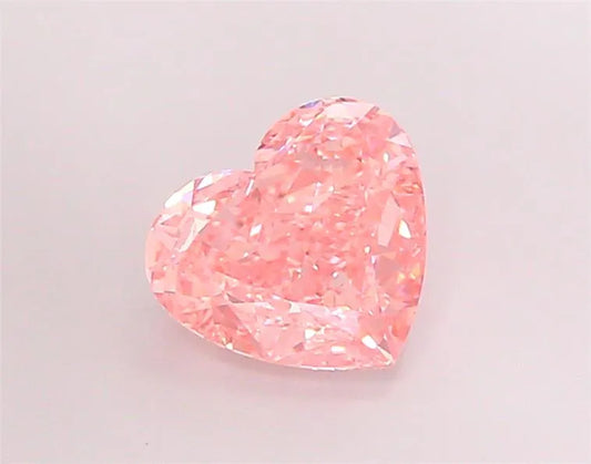 4,53 ct Herzförmiger, im Labor gezüchteter Diamant (Farbe: Fancy Vivid Pink, Reinheit: VVS2, IGI-zertifiziert)