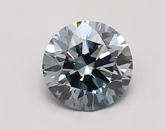 0.90ct Round Lab Grown Diamond (Colour Fancy Gray Blue, Clarity VS1, Cut ID, IGI Certified)