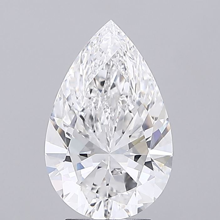 Lab-Grown Pear Diamond - 3.5 Carats, F Color, VS1 Clarity - Certified by IGI - Report Number: LG683537520