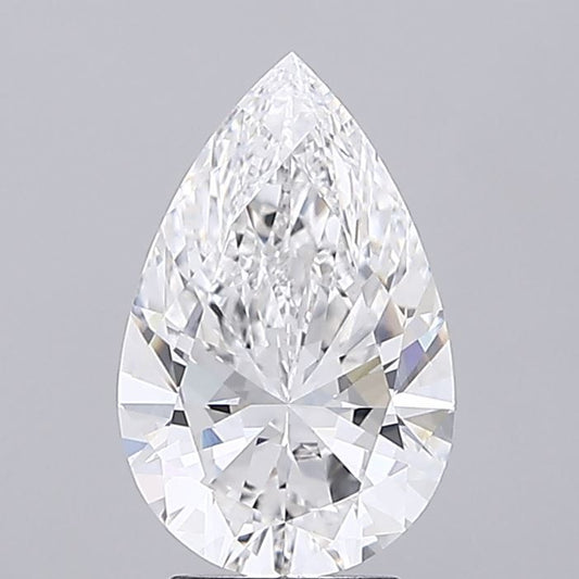 Lab-Grown Pear Diamond - 3.5 Carats, F Color, VS1 Clarity - Certified by IGI - Report Number: LG683537520