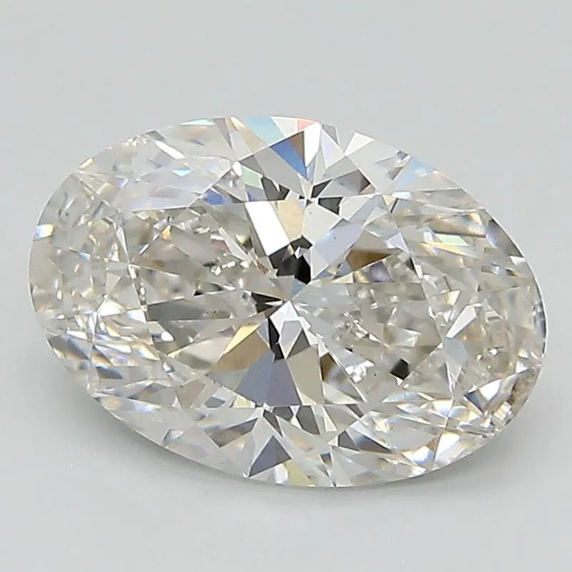 2.10ct Oval Lab Grown Diamond (Colour G, Clarity VS2, IGI Certified)
