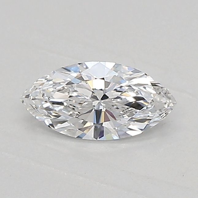 Lab-Grown Marquise Diamond - 0.37 Carats, D Color, VS2 Clarity - Certified by IGI - Report Number: LG669478793
