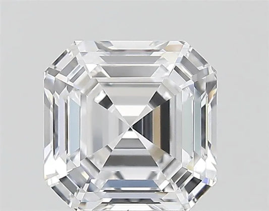 Diamant émeraude carré de 3,23 ct, cultivé en laboratoire (couleur D, pureté VVS1, certifié IGI)