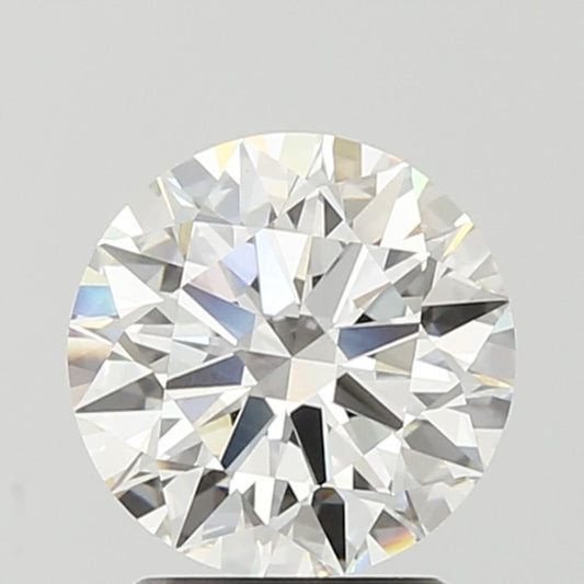 Lab-Grown Round Diamond - 2.01 Carats, F Color, VVS2 Clarity - Certified by IGI - Report Number: LG694504054