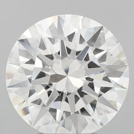 4,02 ct runder, im Labor gezüchteter Diamant (Farbe E, Reinheit VVS2, Schliff EX, IGI-zertifiziert)