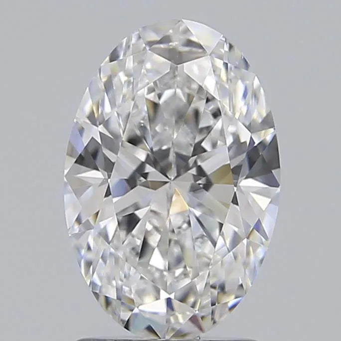 1.55ct Oval Lab Grown Diamond (Colour E, Clarity VVS1, IGI Certified)