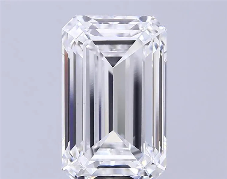 3.02ct Emerald Lab Grown Diamond (Colour D, Clarity IF, IGI Certified)