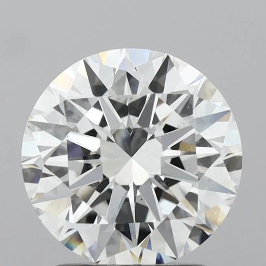 1,90 ct runder, im Labor gezüchteter Diamant (Farbe E, Reinheit VS2, Schliff EX, IGI-zertifiziert)