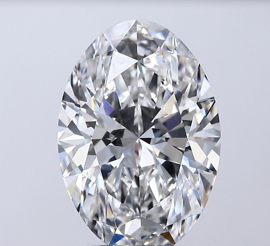 Lab-Grown Oval Diamond - 3.58 Carats, E Color, VVS2 Clarity - Certified by IGI - Report Number: LG715502132