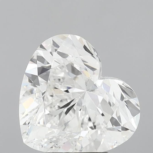 Lab-Grown Heart Diamond - 4.04 Carats, D Color, VVS2 Clarity - Certified by IGI - Report Number: LG692598850