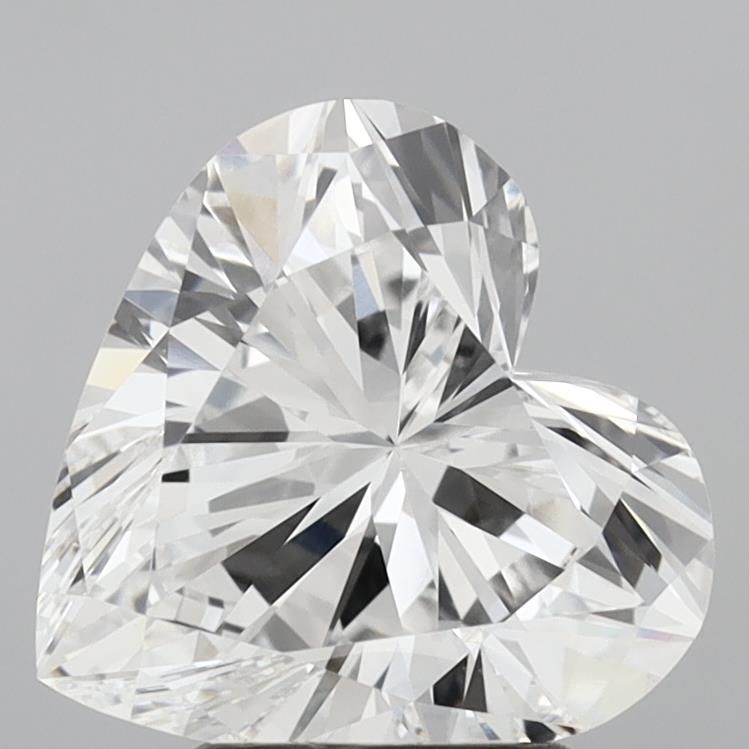 Lab-Grown Heart Diamond - 3.1 Carats, E Color, VVS2 Clarity - Certified by IGI - Report Number: LG705530931