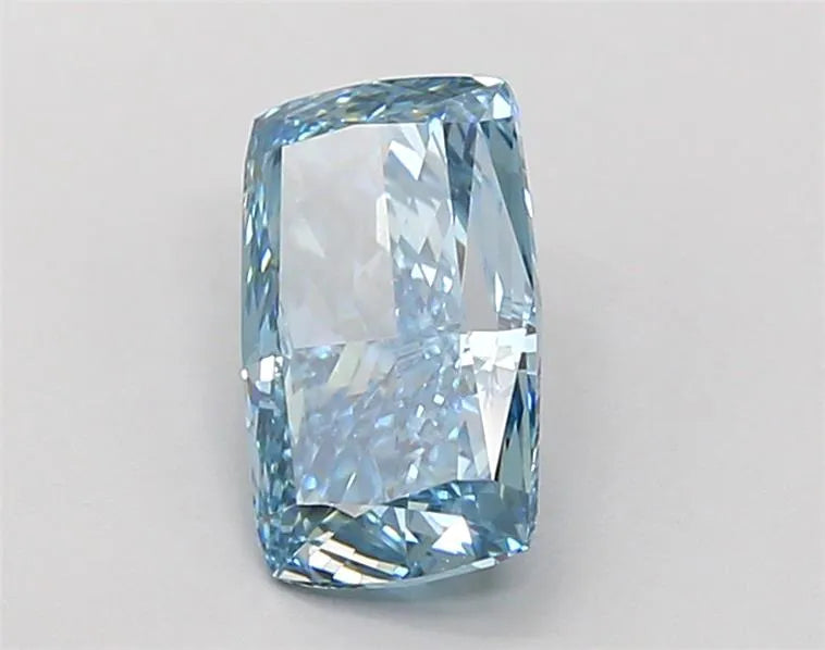 1.52ct Cushion modified Lab Grown Diamond (Colour Fancy Vivid Blue, Clarity VS1, IGI Certified)