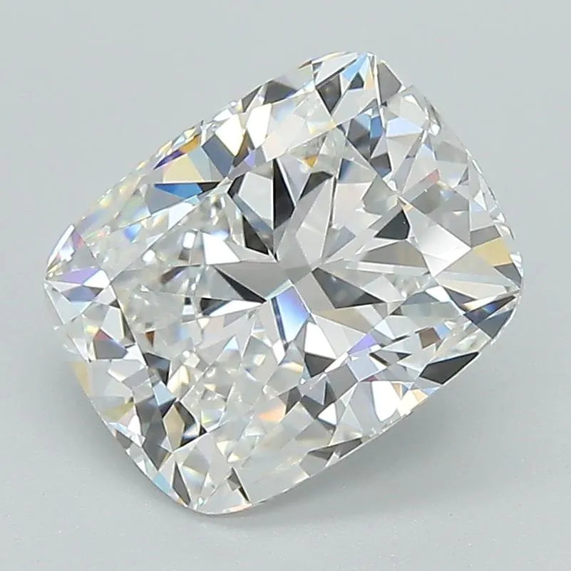 2.55ct Cushion brilliant Lab Grown Diamond (Colour E, Clarity VVS2, GIA Certified)