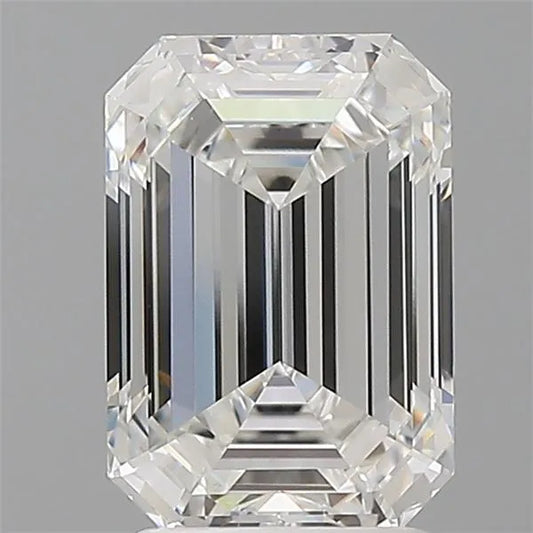 2.54ct Emerald Lab Grown Diamond (Colour E, Clarity VVS1, IGI Certified)