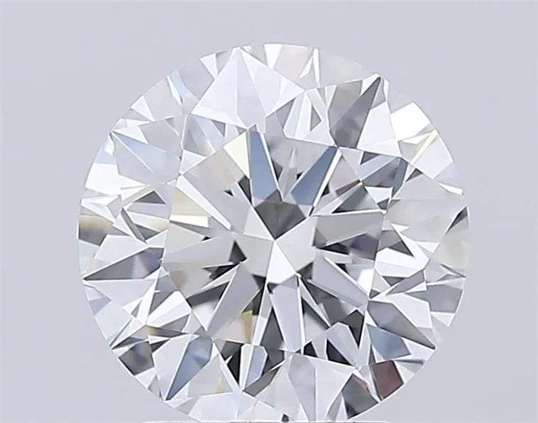 Diamant rond de 3,00 ct, cultivé en laboratoire (couleur D, pureté VVS2, taille EX, certifié IGI)