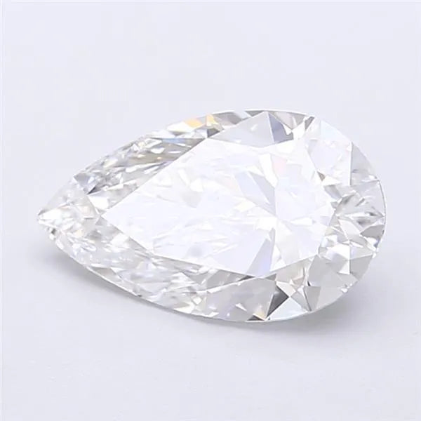 2.80ct Pear Lab Grown Diamond (Colour E, Clarity VVS2, IGI Certified)