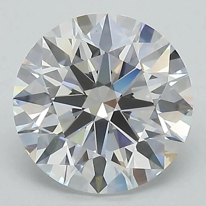 Diamant rond de 2,03 ct (couleur D, pureté VVS1, taille EX, certifié GIA)