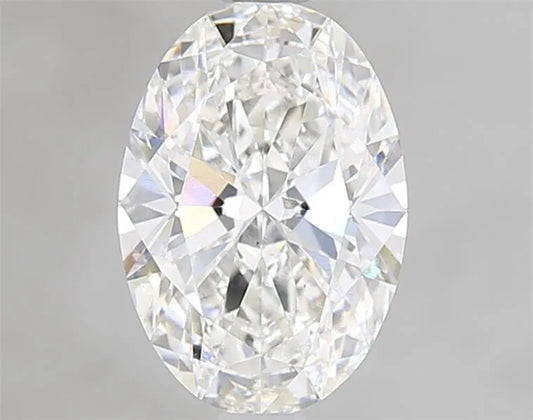 2,00 ct ovaler, im Labor gezüchteter Diamant (Farbe F, Reinheit VS2, IGI-zertifiziert)