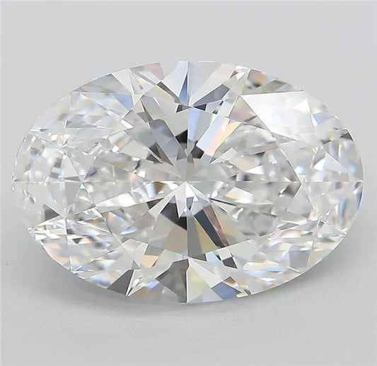 8.27ct Oval Lab Grown Diamond (Colour F, Clarity VVS2, Cut EX, IGI Certified)