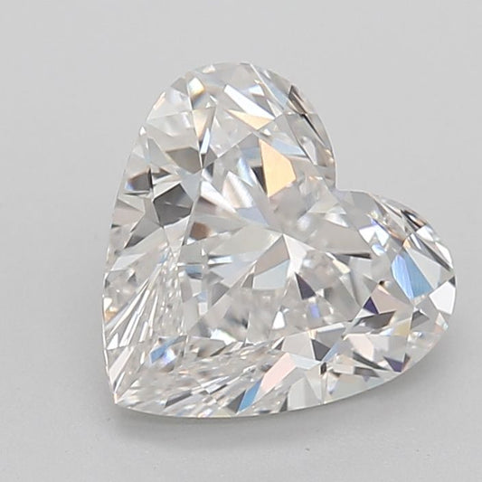 Lab-Grown Heart Diamond - 3.03 Carats, F Color, VVS2 Clarity - Certified by IGI - Report Number: LG696590275